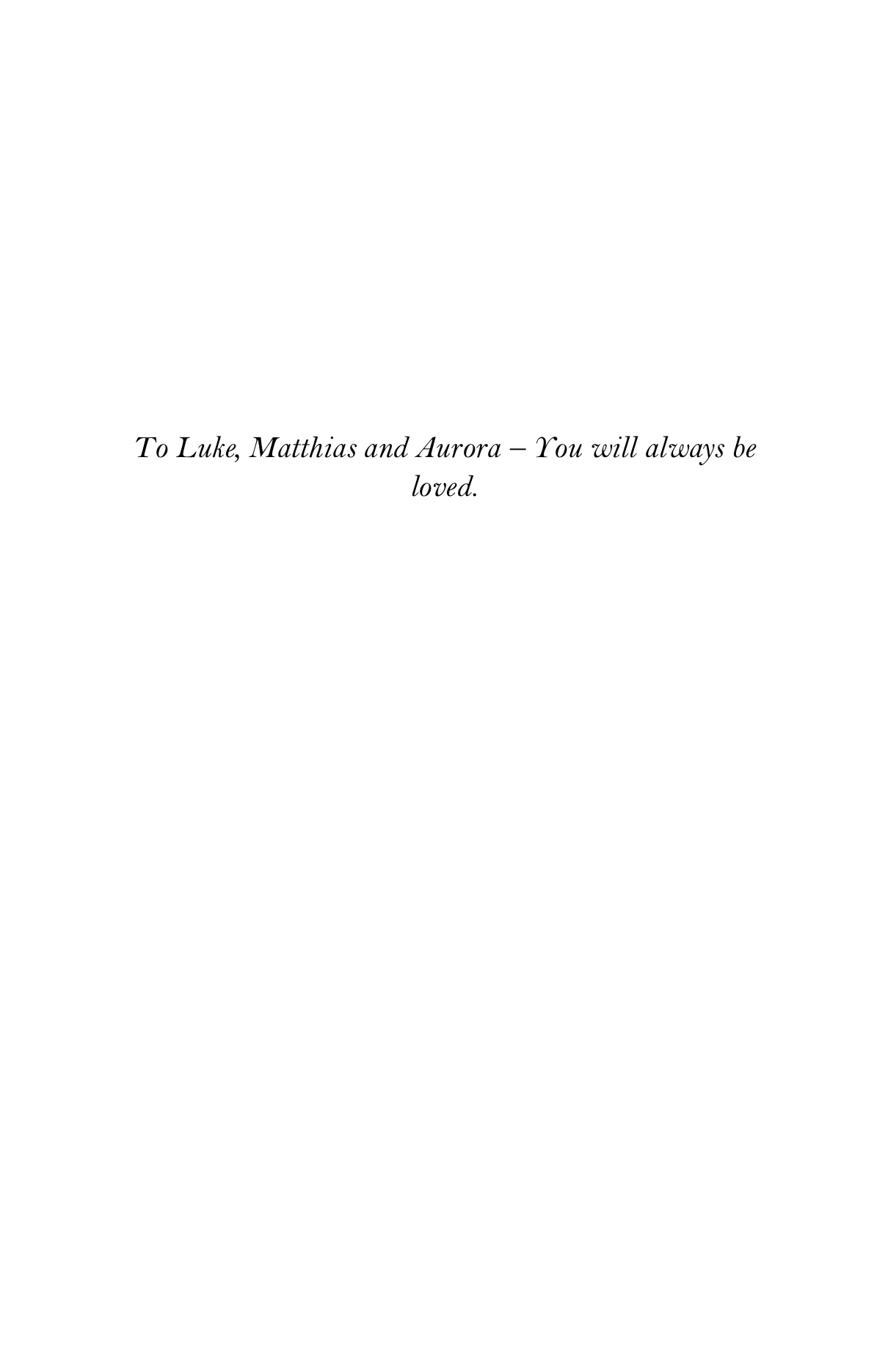 Faharia by Lauren James Li, Dedication, reproduced from the official author-approved paperback preview